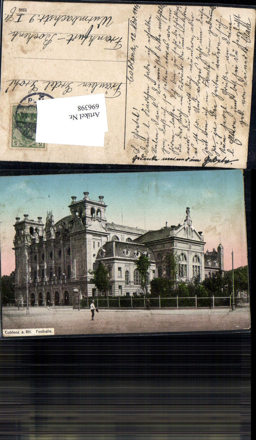 696398 Koblenz am Rhein Coblenz Festhalle gel Frankfurt Bockenheim
