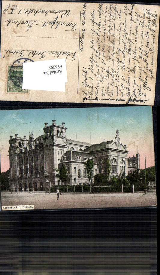 696398 Koblenz am Rhein Coblenz Festhalle gel Frankfurt Bockenheim