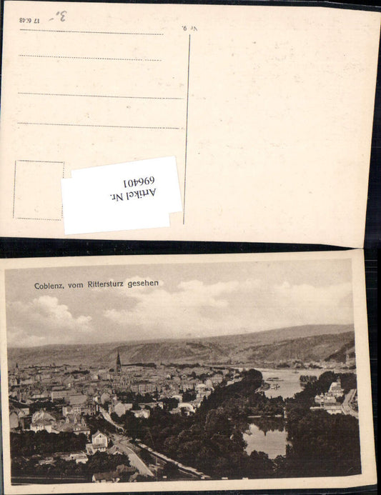 696401 Koblenz am Rhein Coblenz Rittersturz
