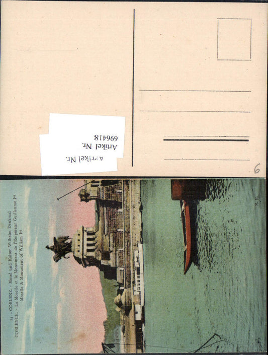 696418 Koblenz am Rhein Coblenz Deutsches Eck