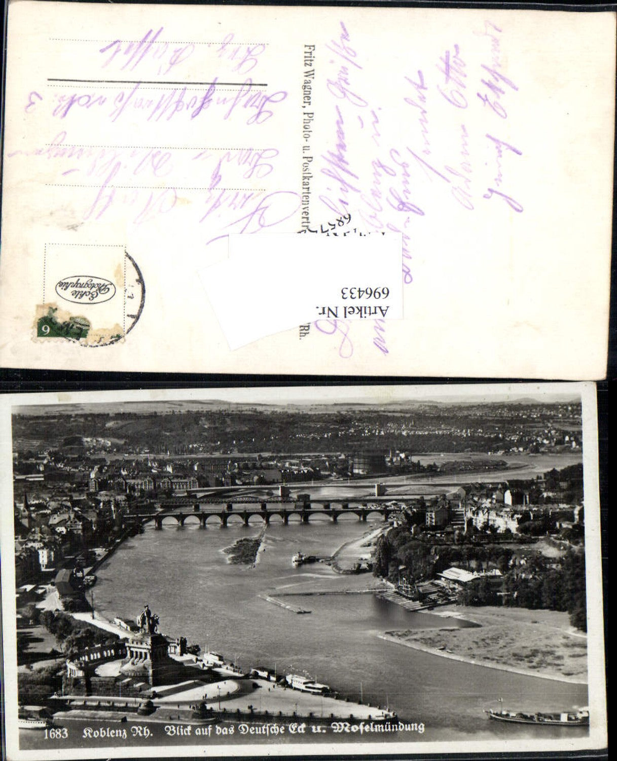 696433 Koblenz am Rhein Coblenz Deutsches Eck