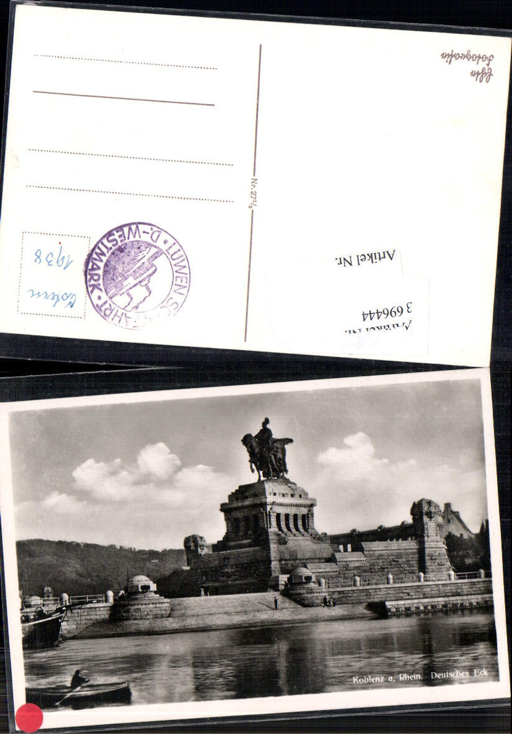 696444 Koblenz am Rhein Coblenz Deutsches Eck