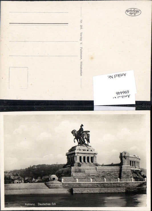 696446 Koblenz am Rhein Coblenz Deutsches Eck