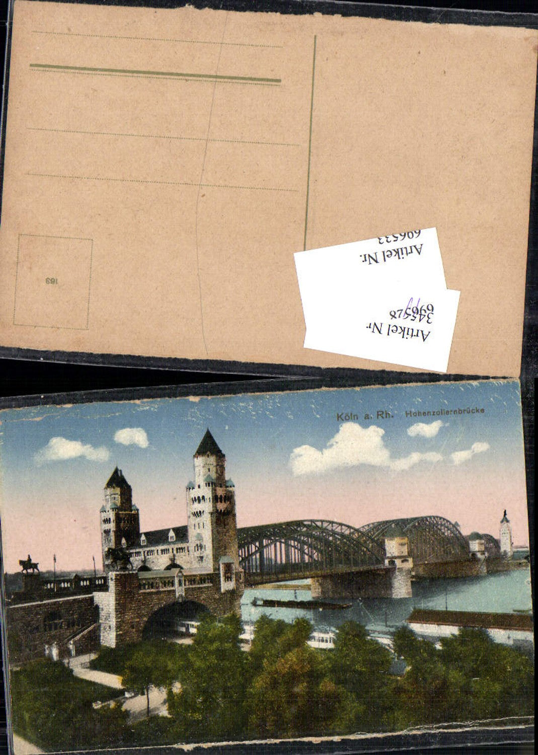 696533 Köln am Rhein Brücke Hohenzollernbrücke