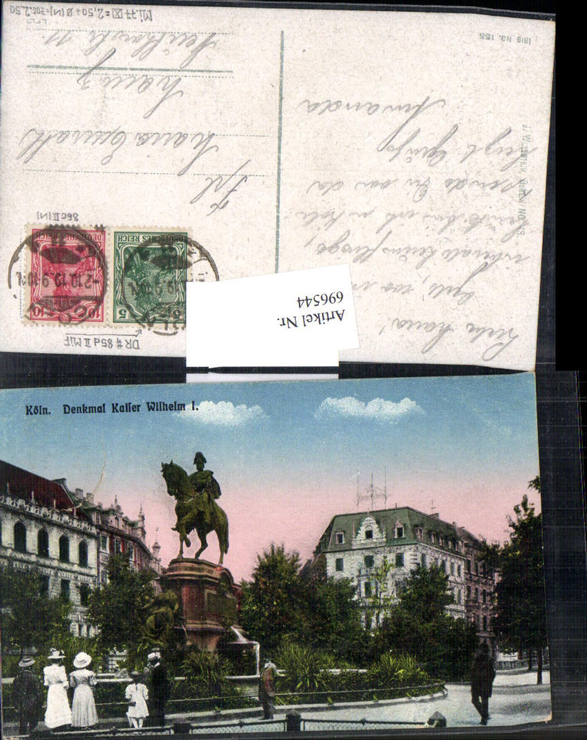 696544 Köln am Rhein Denkmal Kaiser Wilhelm I.