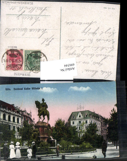 696544 Köln am Rhein Denkmal Kaiser Wilhelm I.