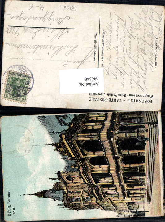 696548 Köln am Rhein Rathaus