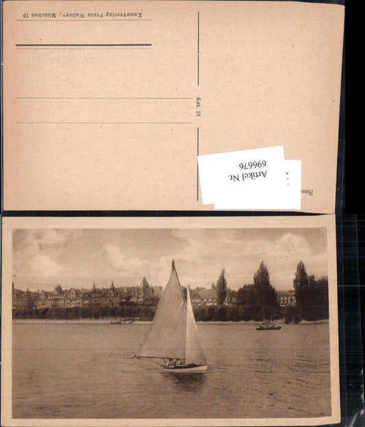 696676 Konstanz am Bodensee Konstanzer Hof Seestraße Segeboot