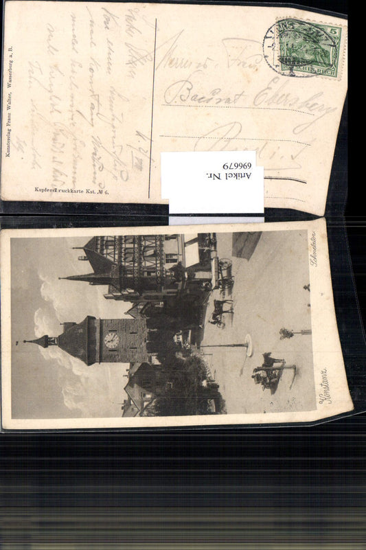 696679 Konstanz am Bodensee Schnetztor Pferde Kutsche gel Ried Innkreis