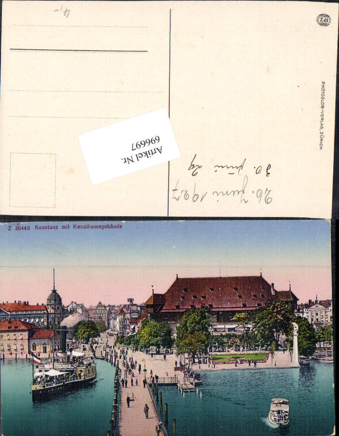 696697 Konstanz am Bodensee Hafen Konziliumsgebäude