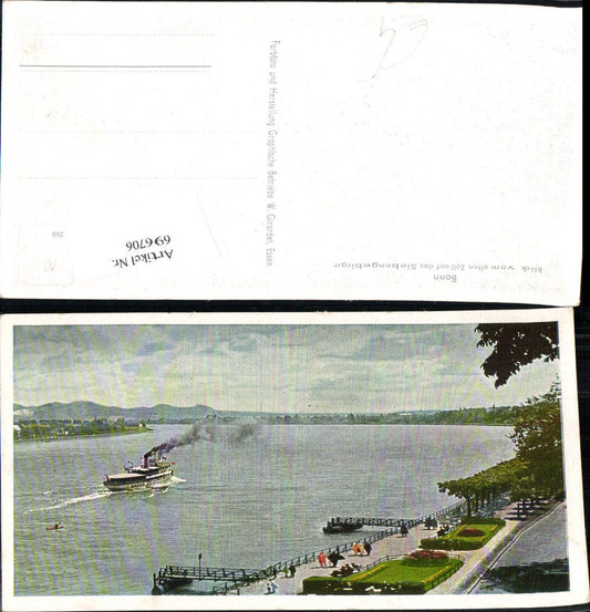 696706 Bonn am Rhein Dampfer