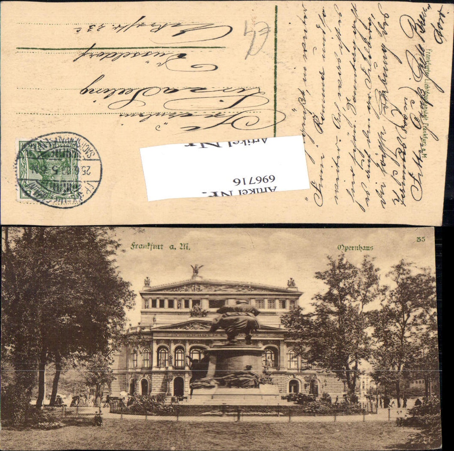 696716 Frankfurt am Main Opernhaus Oper Theater