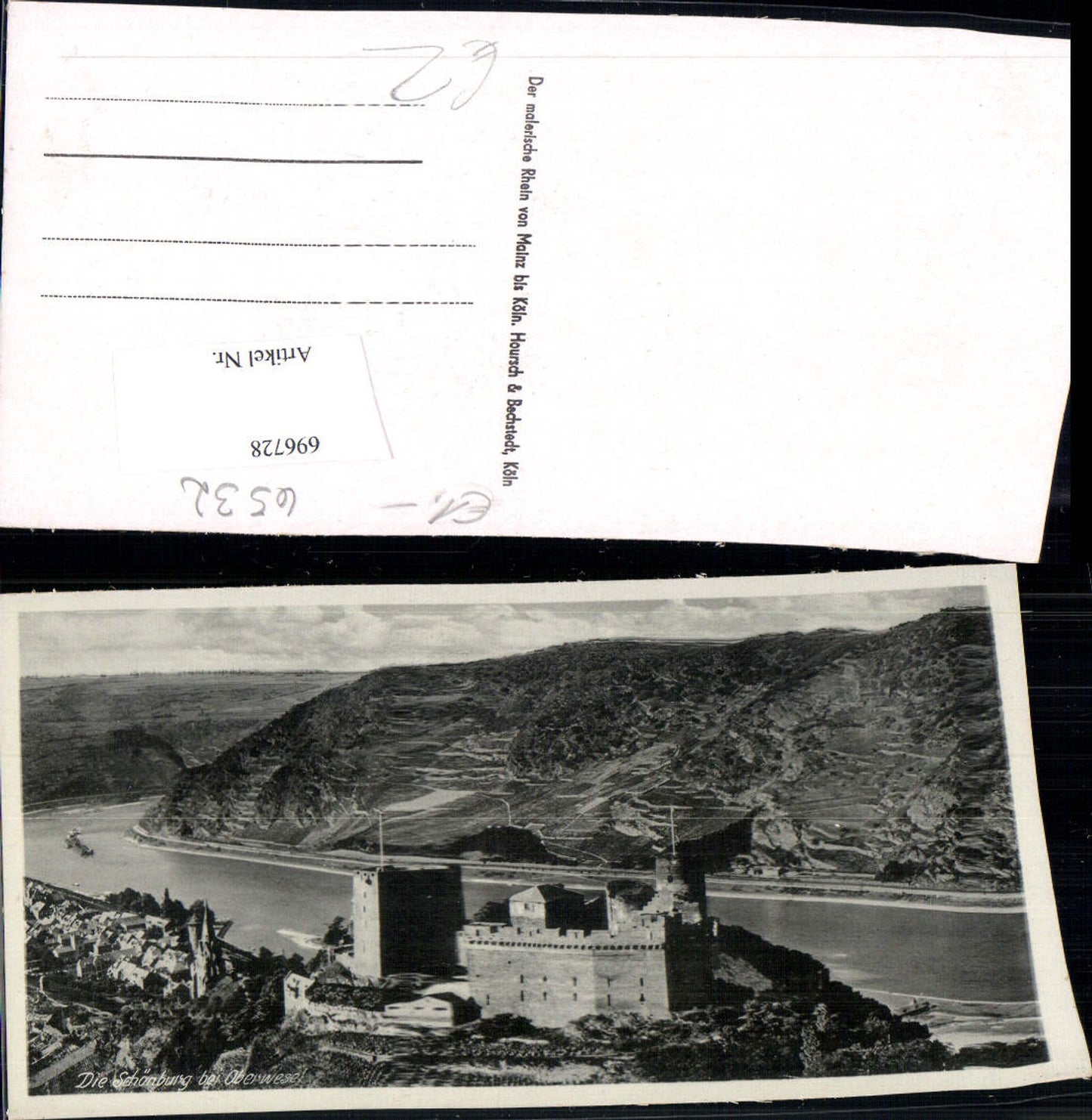 696728 Schönburg bei Oberwesel Burg Rhein Hunsrück