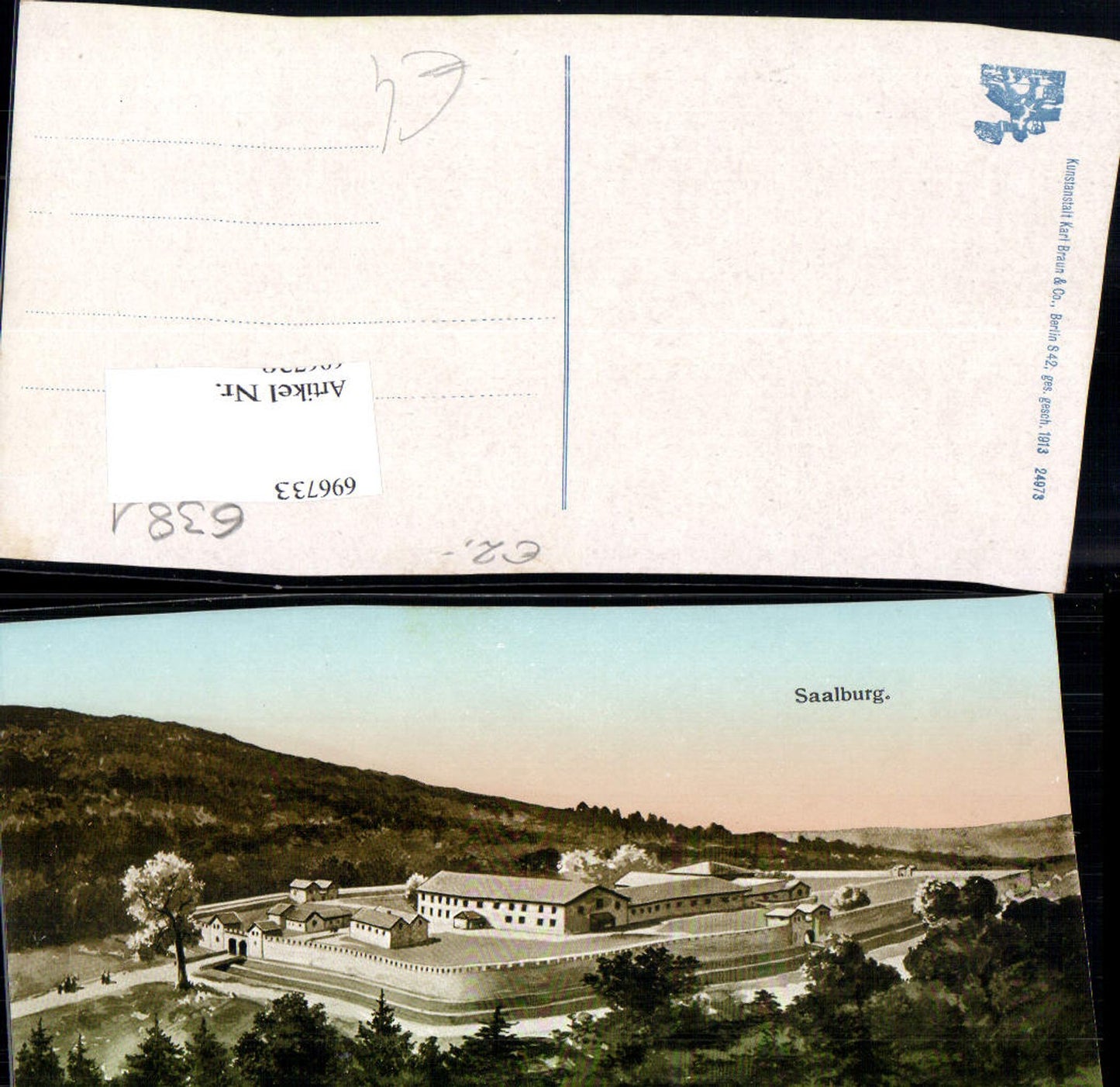 696733 Saalburg Kastell bei Bad Homburg vor der Höhe Limes Römer Limeskastell