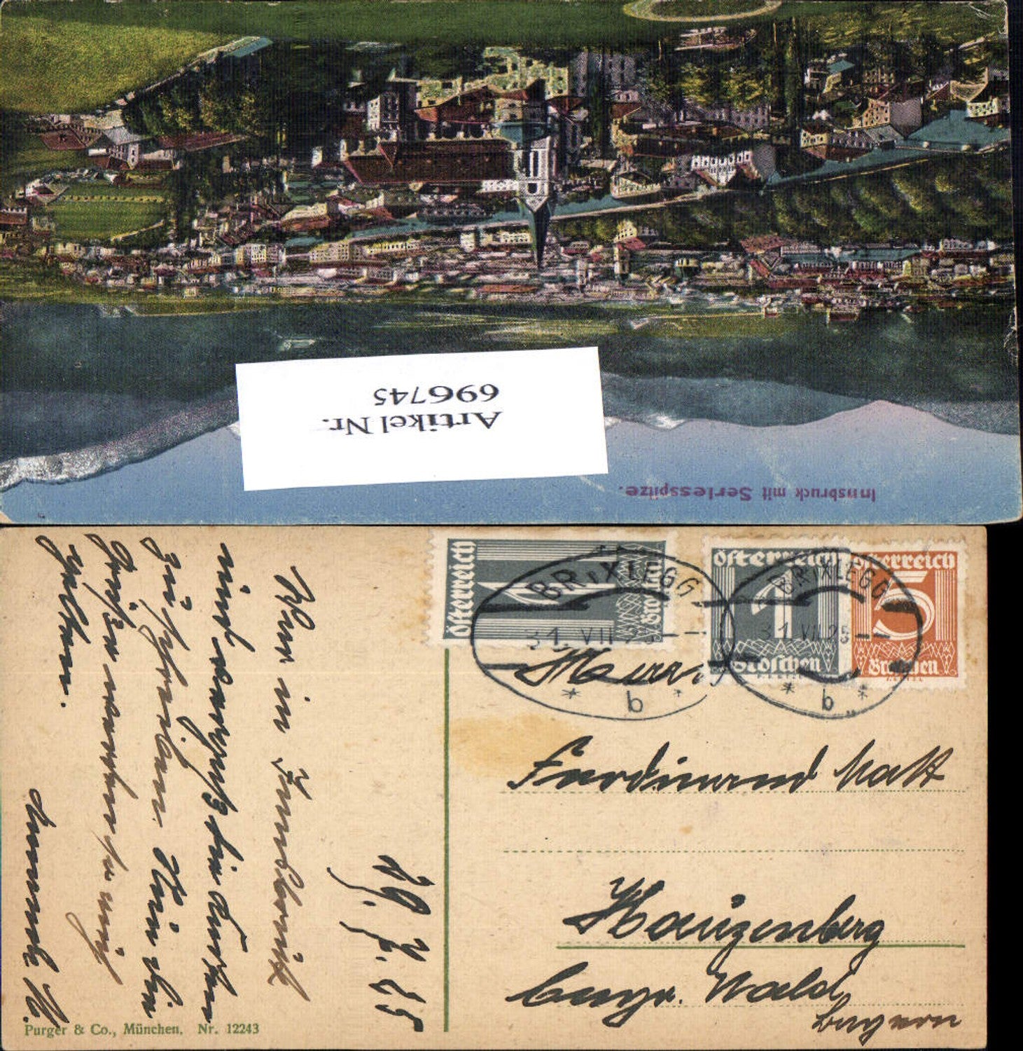 Alte Ansichtskarte – Old Postcard