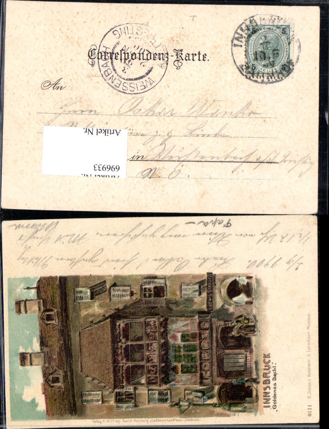 Alte Ansichtskarte – Old Postcard