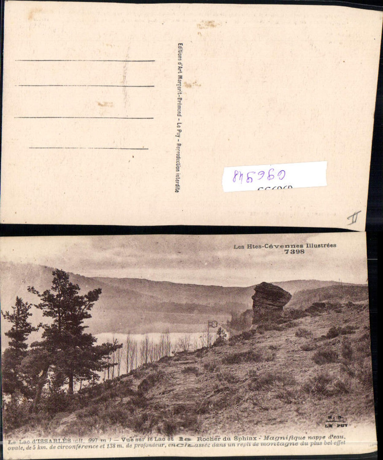 696948 Rhones Alpes Ardeche Lac Issarles Cevennes