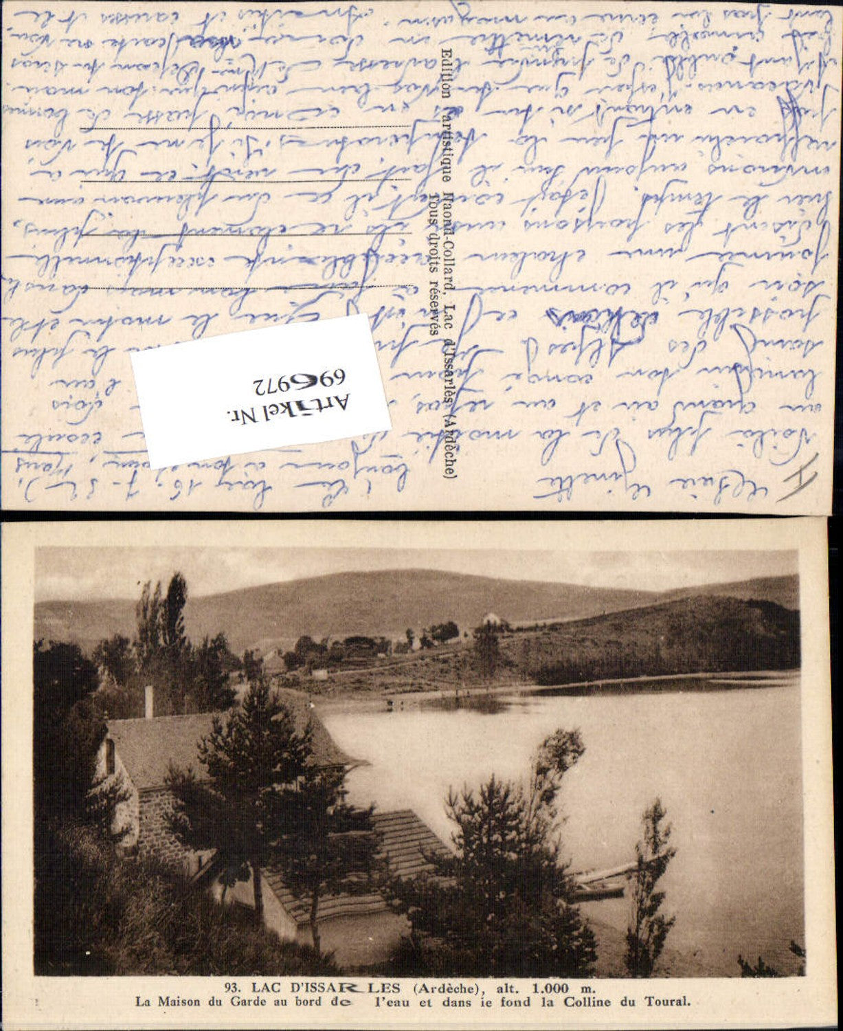 696972 Rhones Alpes Ardeche Lac Issarles Cevennes