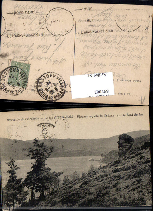 697002 Rhones Alpes Ardeche Lac Issarles Cevennes