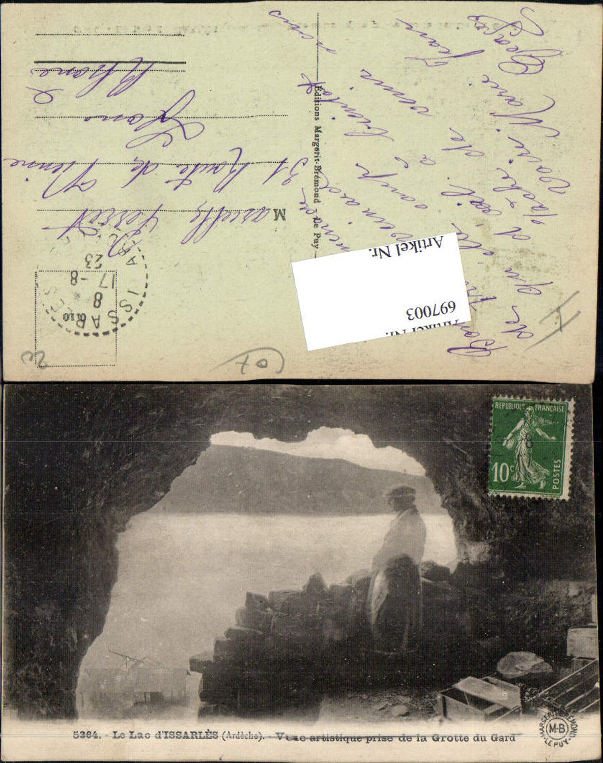 697003 Rhones Alpes Ardeche Lac Issarles Cevennes