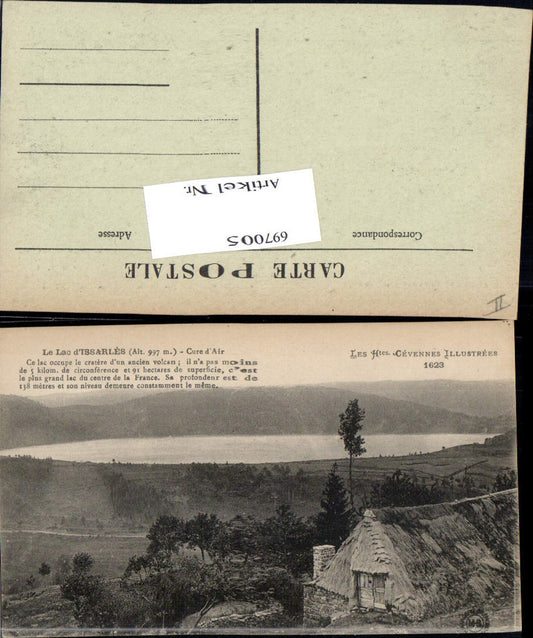 697005 Rhones Alpes Ardeche Lac Issarles Cevennes