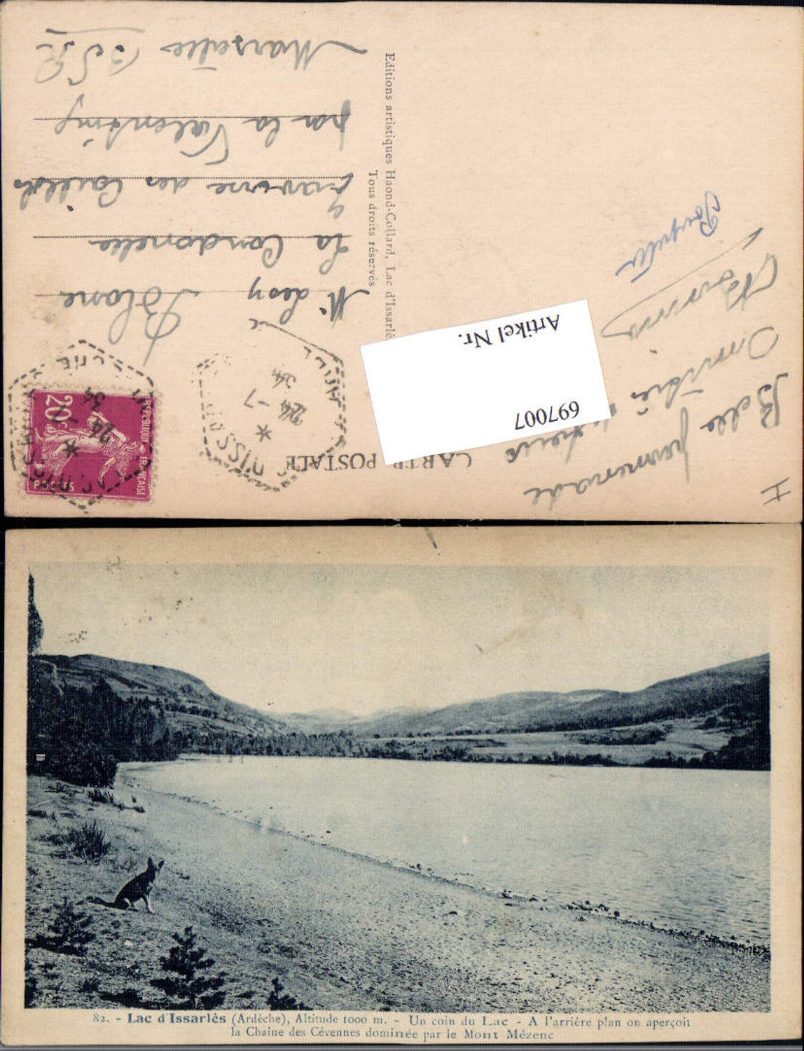 697007 Rhones Alpes Ardeche Lac Issarles Cevennes