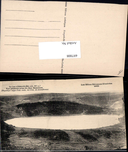 697008 Rhones Alpes Ardeche Lac Issarles Cevennes