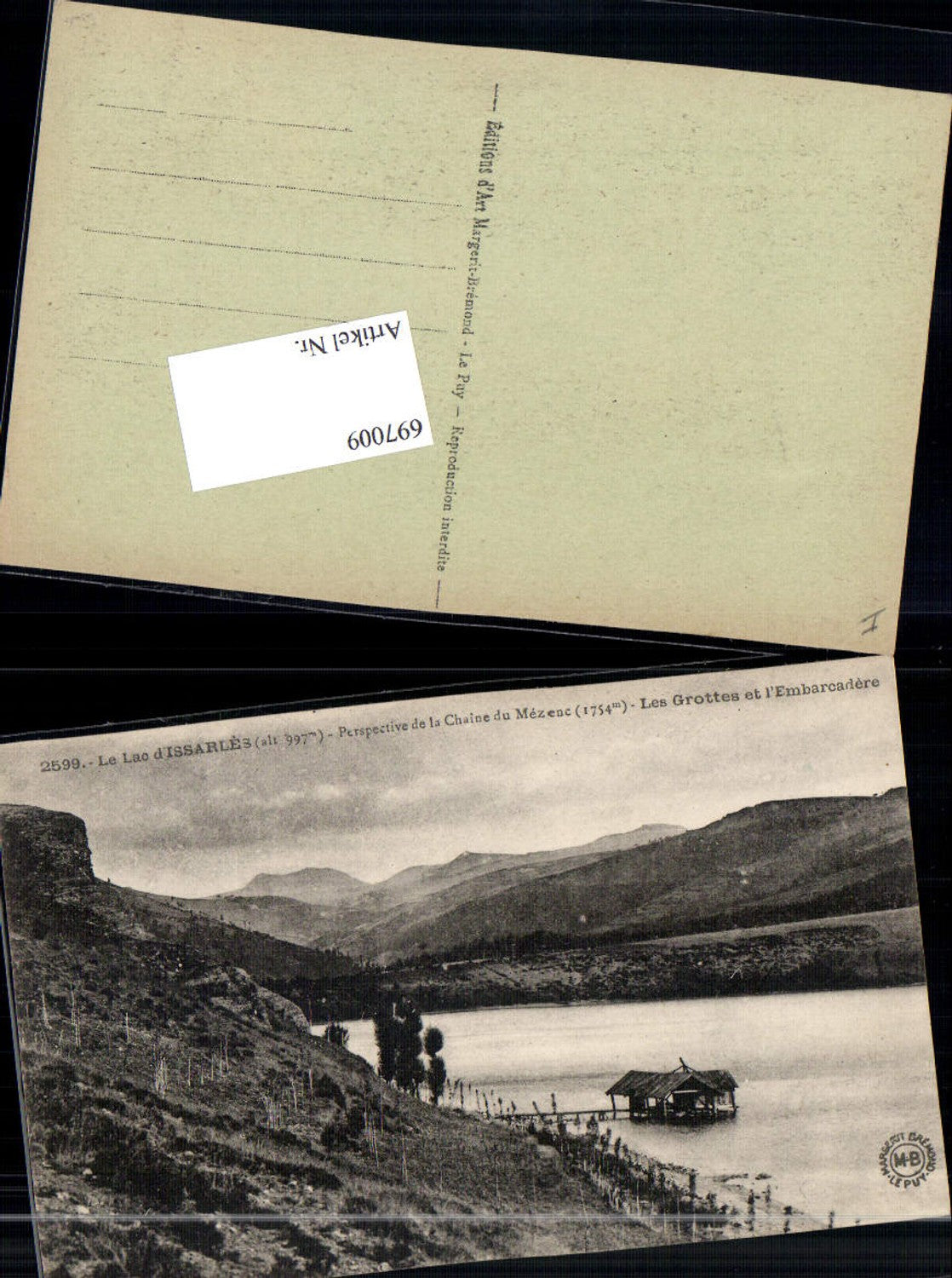 697009 Rhones Alpes Ardeche Lac Issarles Cevennes