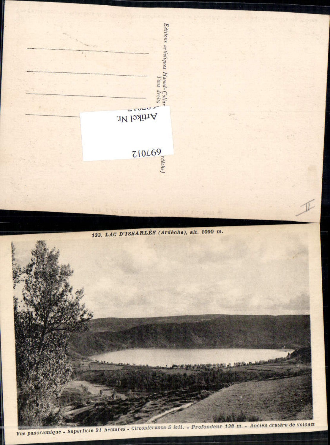 697012 Rhones Alpes Ardeche Lac Issarles Cevennes