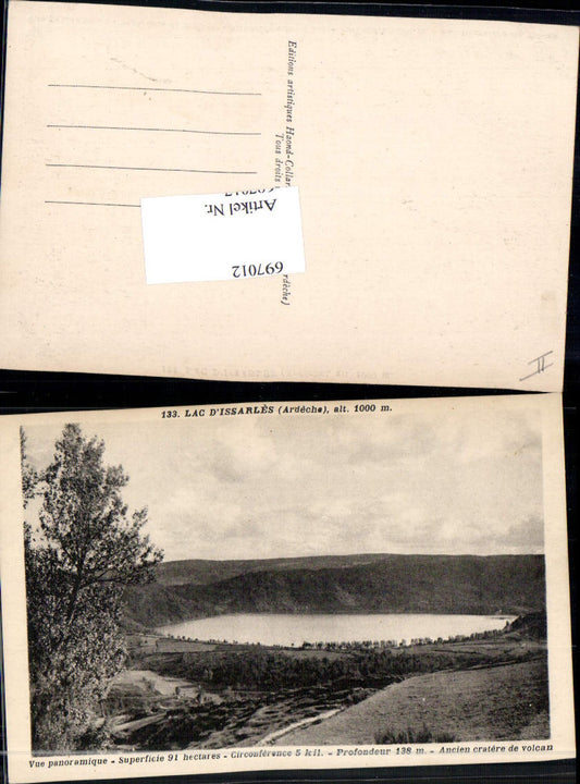 697012 Rhones Alpes Ardeche Lac Issarles Cevennes