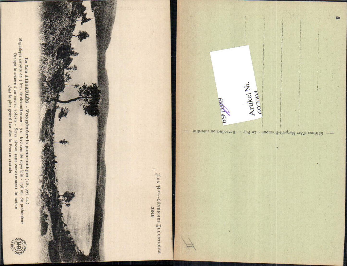 697094 Rhones Alpes Ardeche Lac Issarles Cevennes