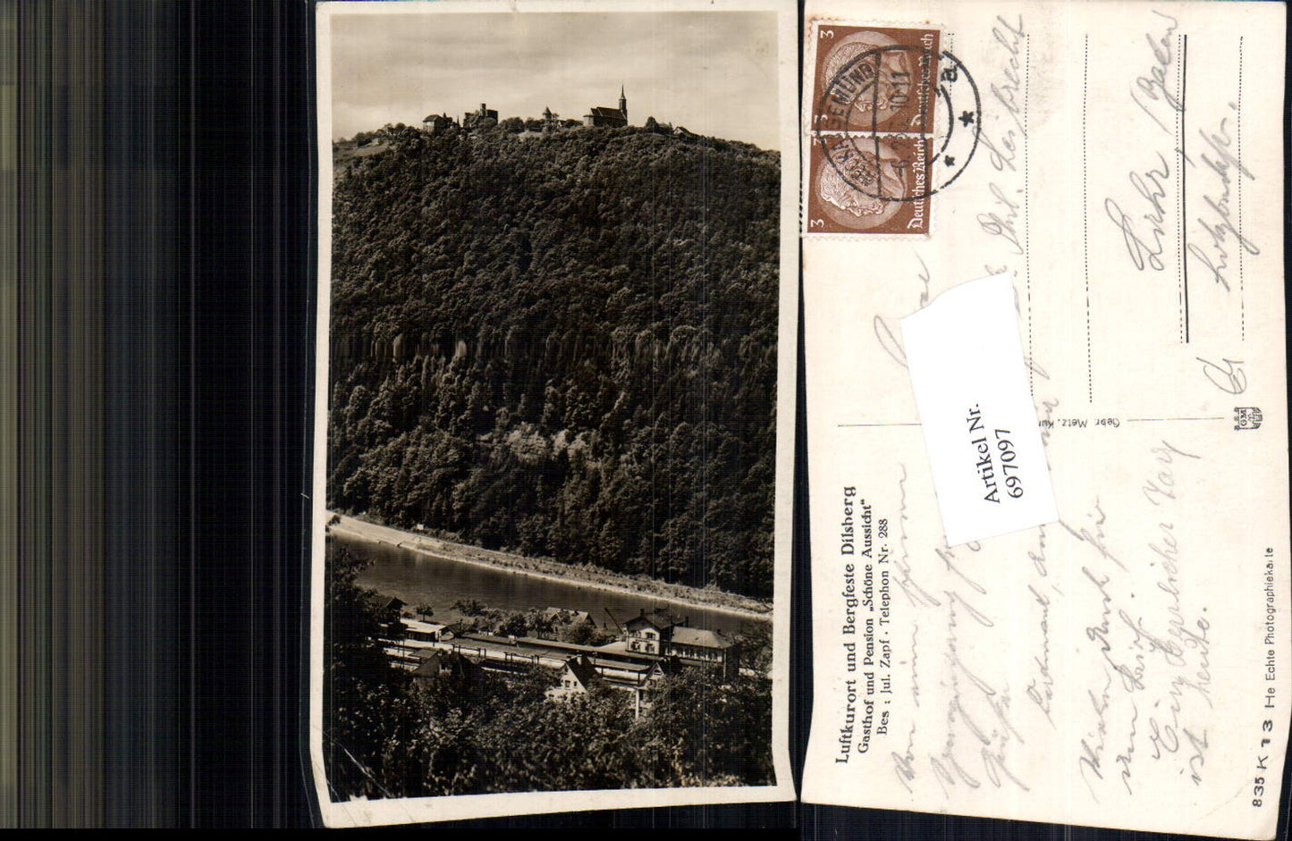 697097 Dilsberg Burg b. Neckargemünd