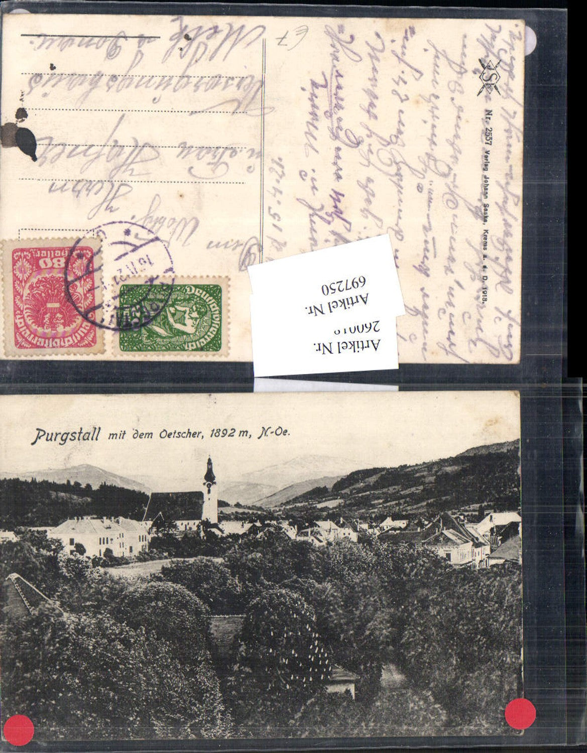 697250 Purgstall an der Erlauf 1921