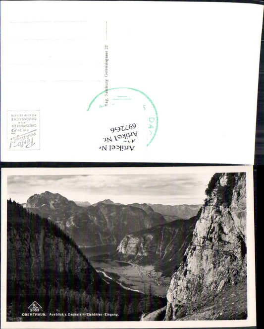 697266 Obertraun Dachstein Eishöhle Blick