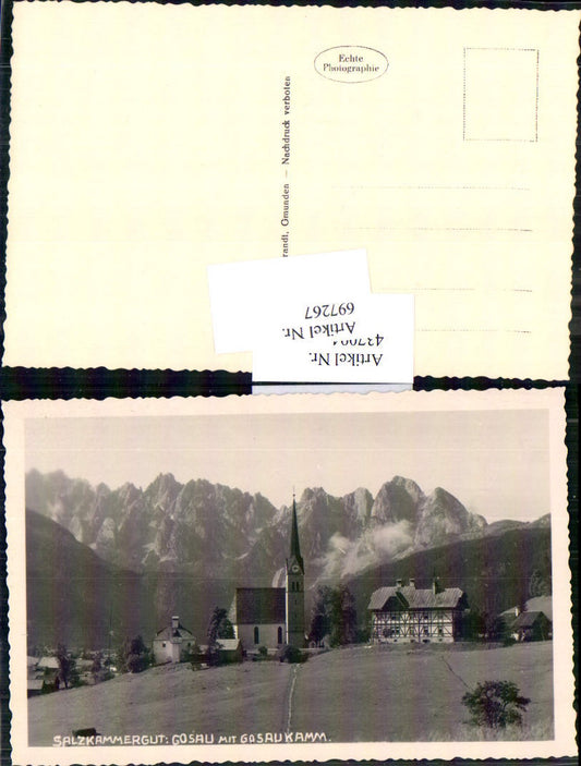 697267 Gosau Gosaukamm