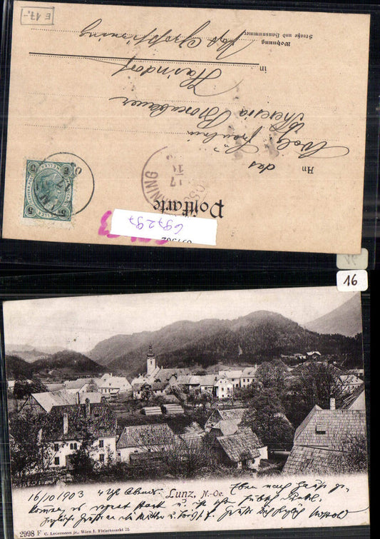 697297 Lunz am See 1903 pub Ledermann 2998 F