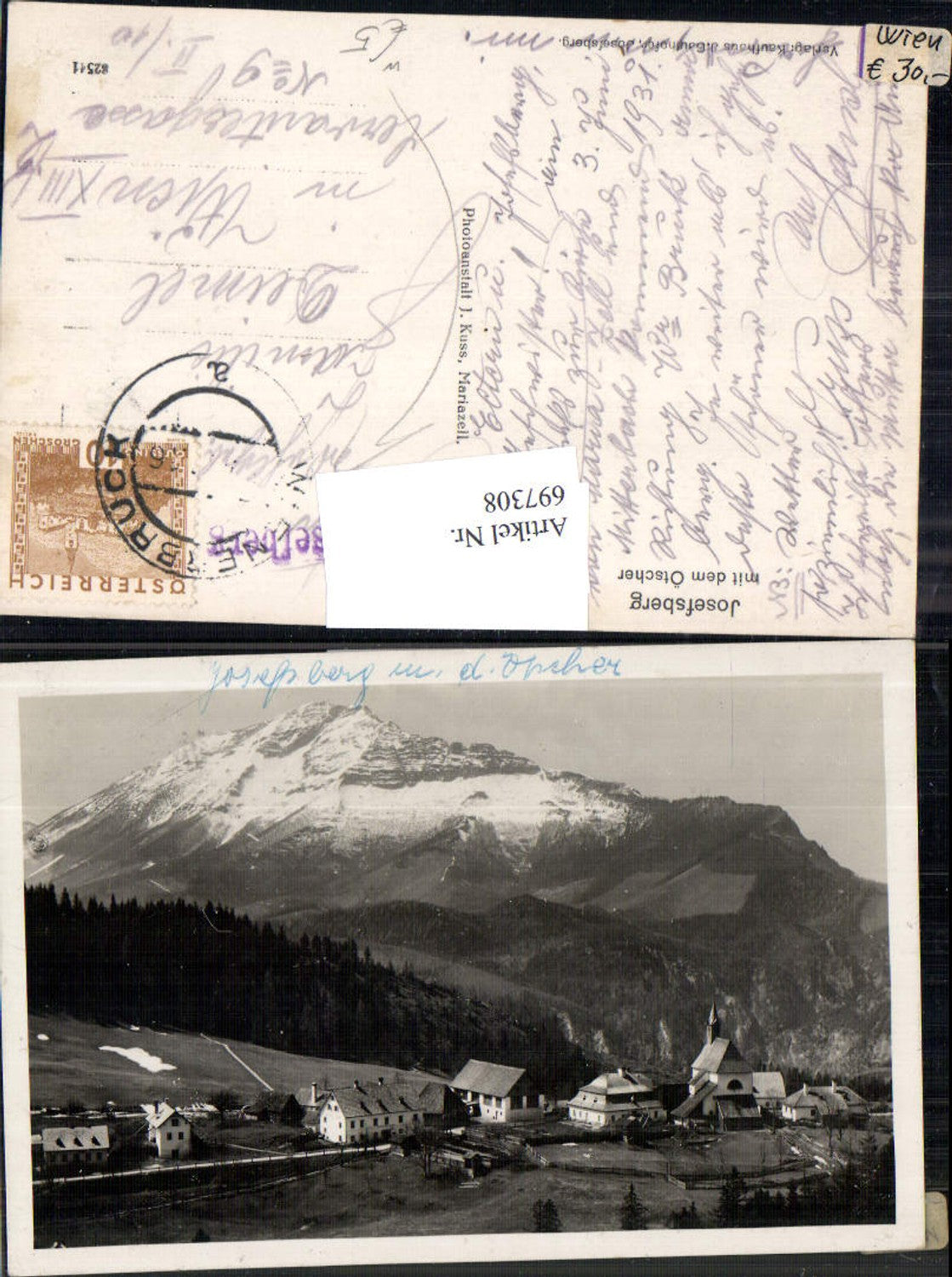 697308 Josefsberg bei Wienerbruck m. Ötscher