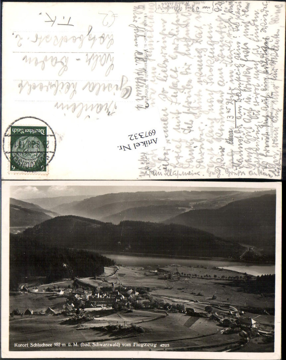 697332 Schluchsee Schwarzwald Fliegeraufnahme Luftbild