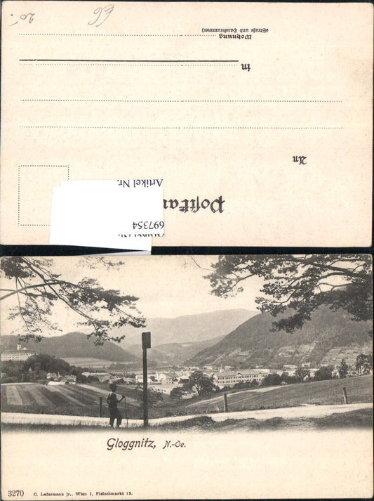 697354 Gloggnitz Partie am Ortsrand pub Ledermann 3270