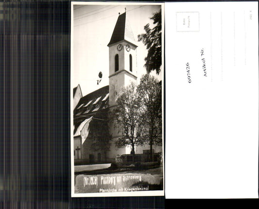 697426 Puchberg am Schneeberg Pfarrkirche Kriegerdenkmal
