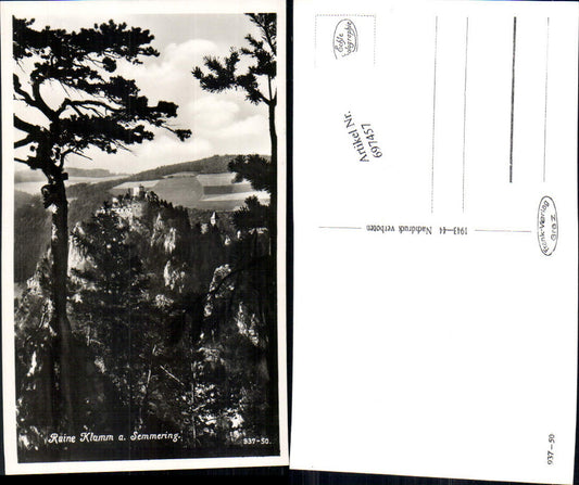 697457 Ruine Klamm am Semmering Breitenstein