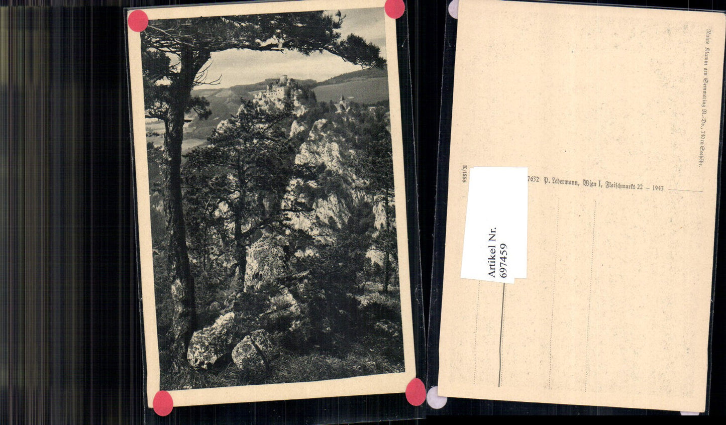 697459 Ruine Klamm am Semmering Breitenstein