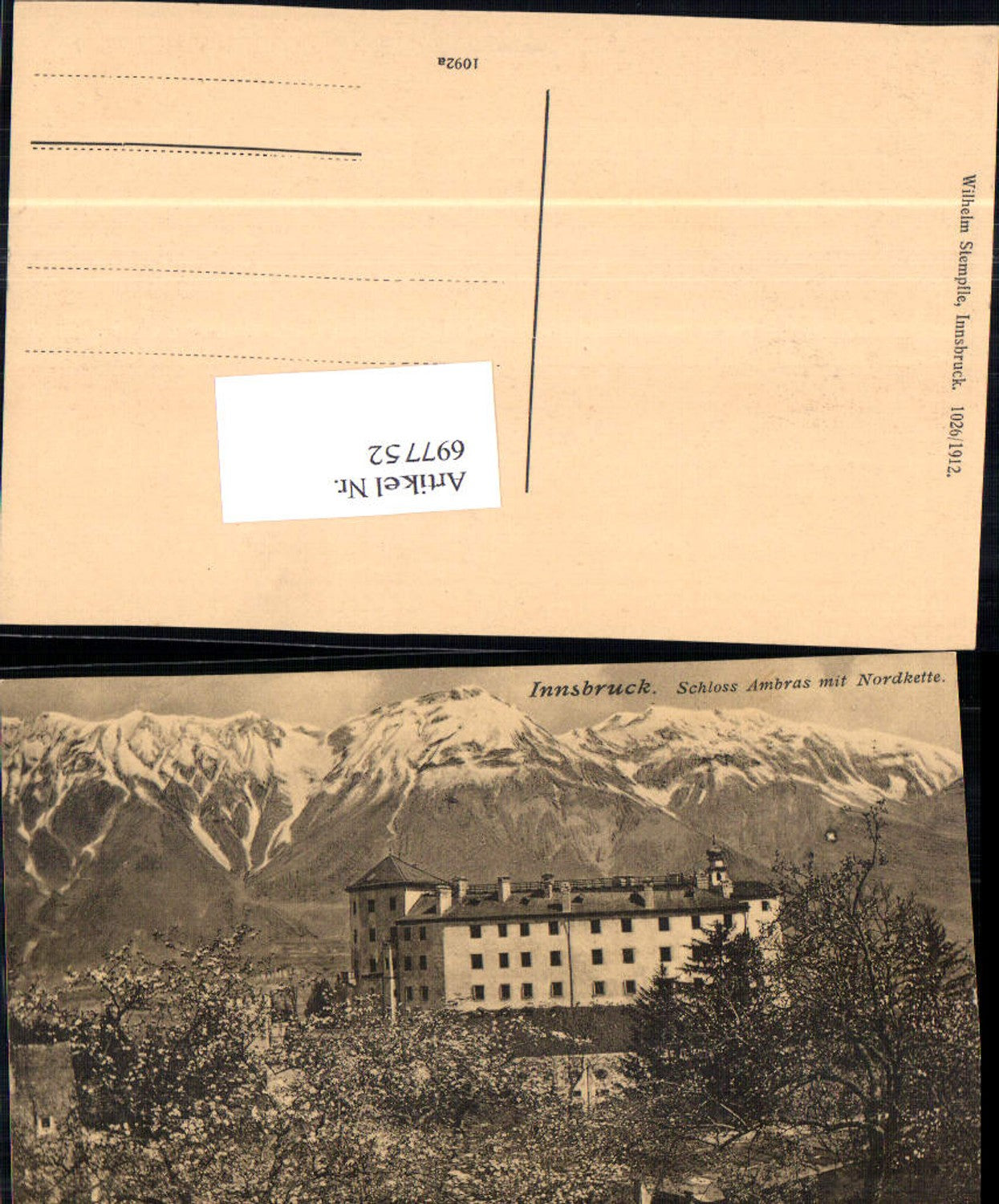 Alte Ansichtskarte – Old Postcard