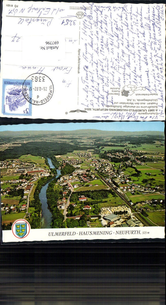 697796 Luftbild Fliegeraufnahme Ulmerfeld Hausmening Neufurth Amstetten