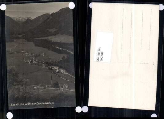 697889 Foto-AK Zell Fritz am Sand Seehaus Ruhpolding Vachenau