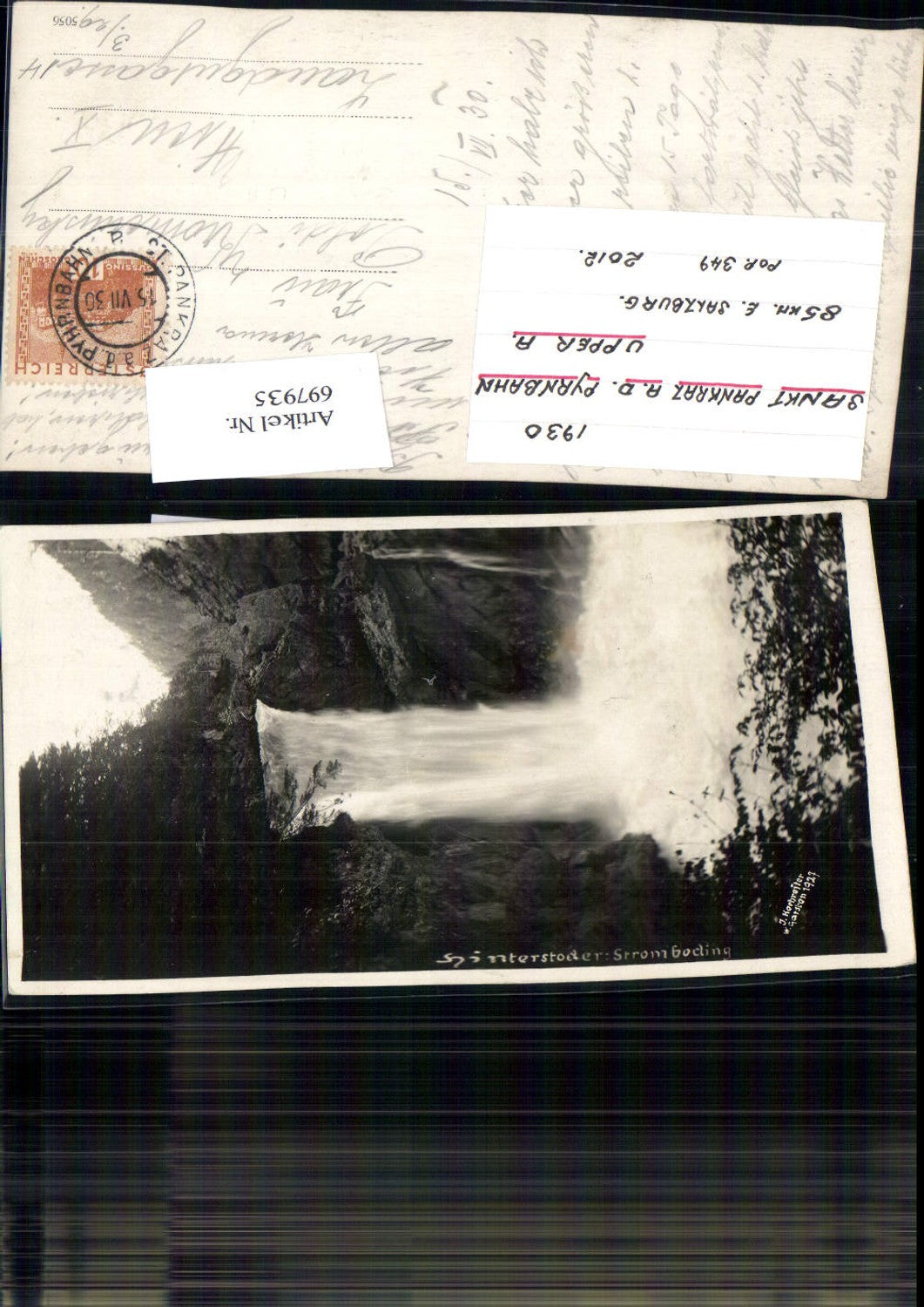 697935 Hinterstoder Stromboding Partie Wasserfall St. Pankraz an der Pyhrnbahn