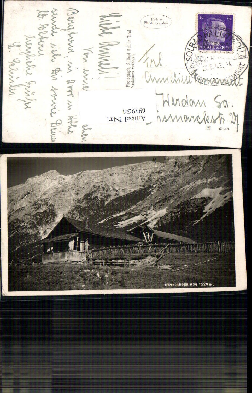 Alte Ansichtskarte – Old Postcard