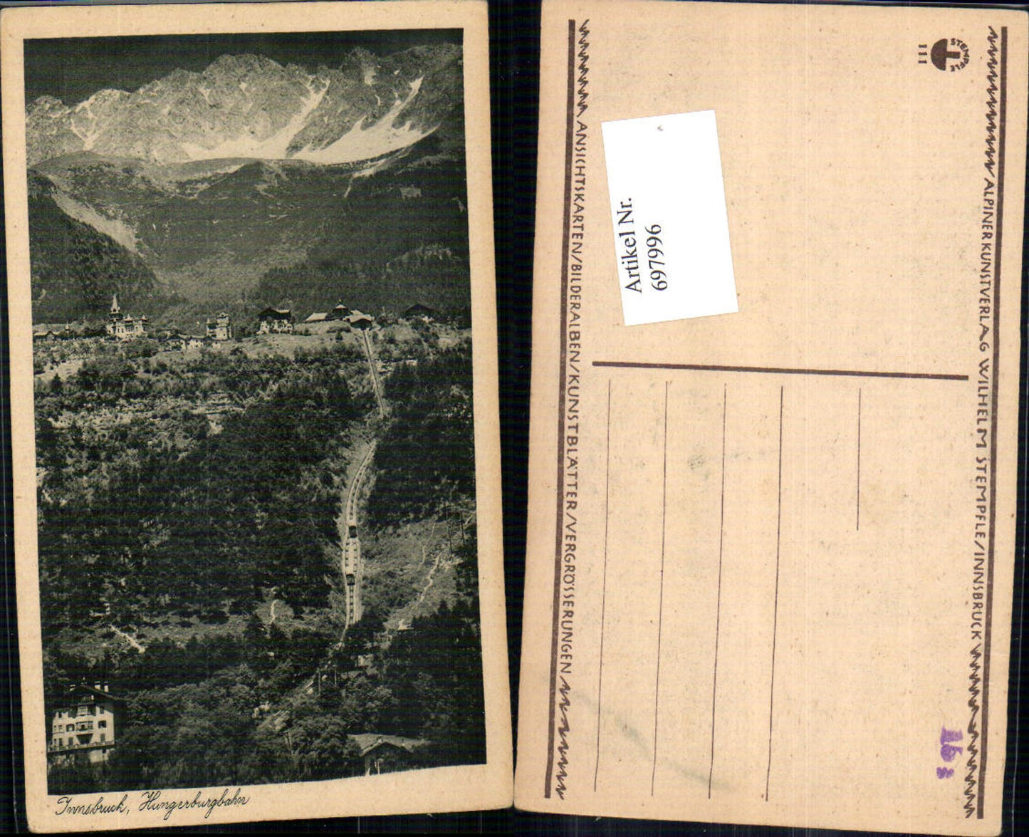 Alte Ansichtskarte – Old Postcard