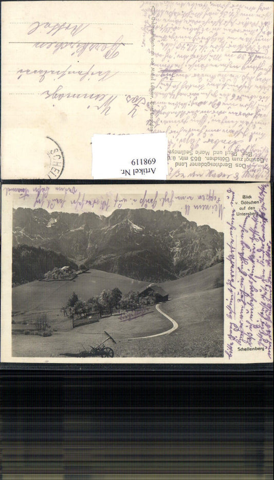698119 Berchtesgaden Gasthaus Götschen Schellenberg