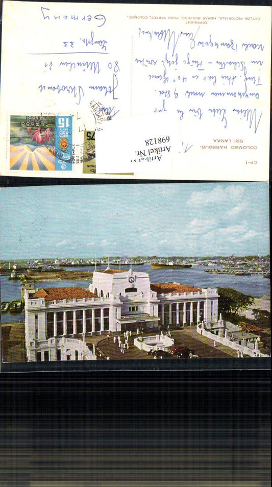 698128 Sri Lanka Colombo Harbour Ceylon